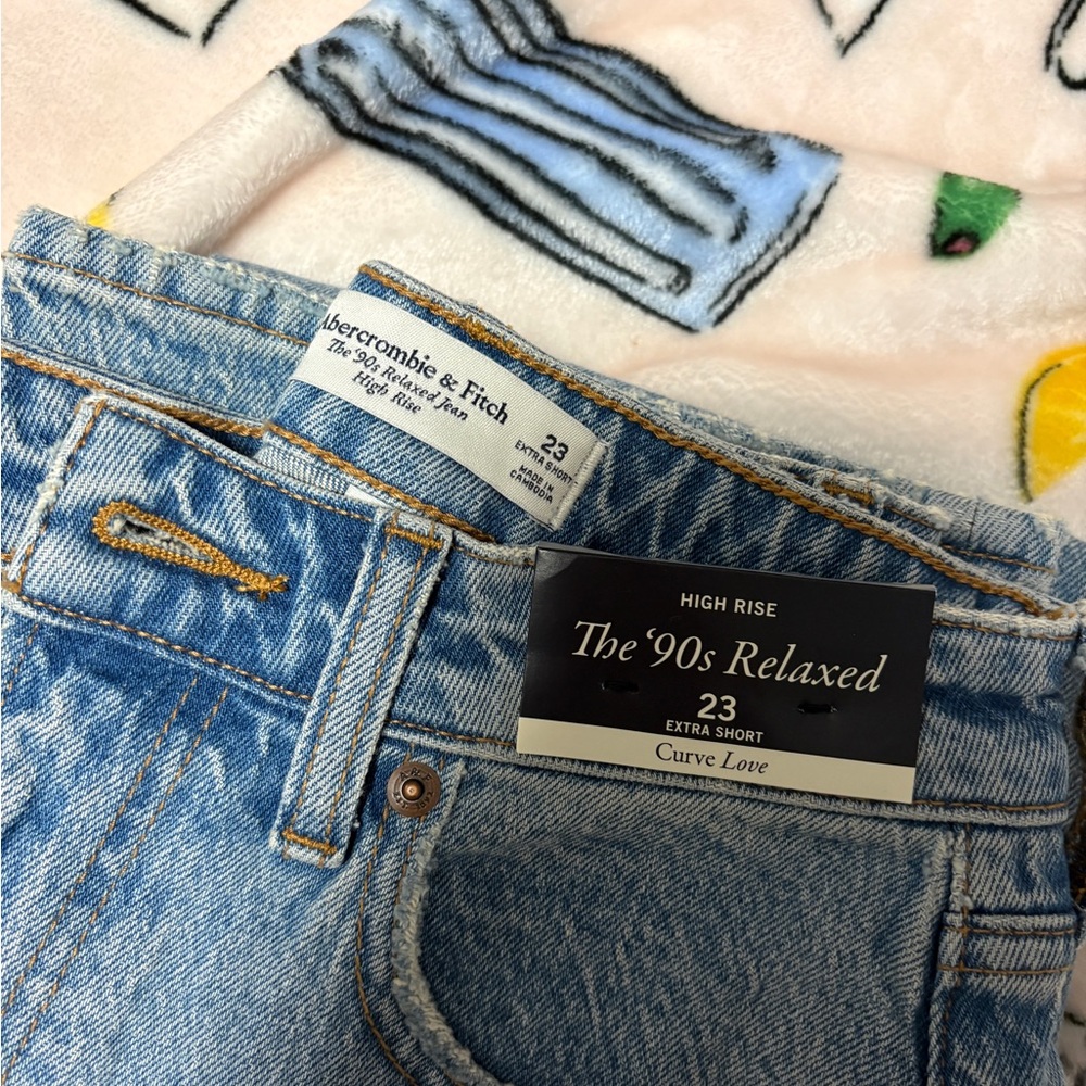 Abercrombie & Fitch Light Blue High Rise Jeans